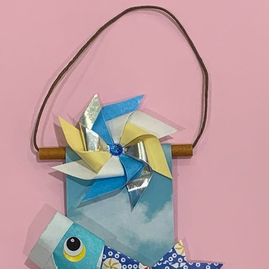 Amazon | 折り紙 ＊鯉のぼり＊ 端午の節句 吊るし飾り ②